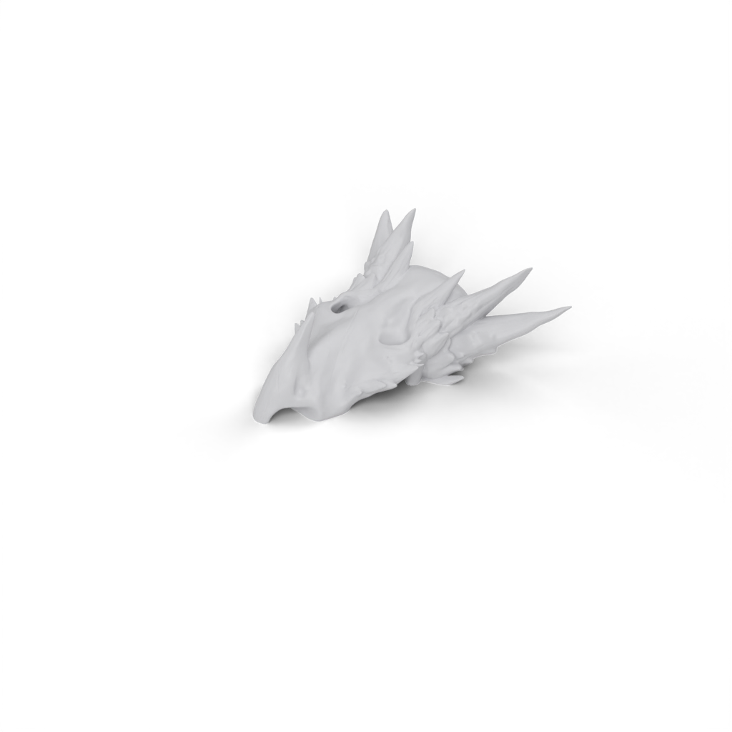 Printed Into Existence Dragon Skull